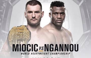 Официально: Миочич – Нганну 20 января на UFC 220
