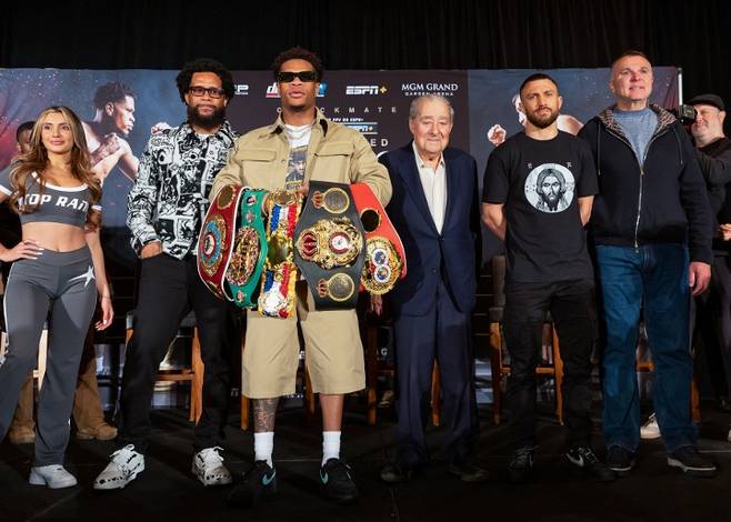 Haney and Lomachenko held their debut press conference