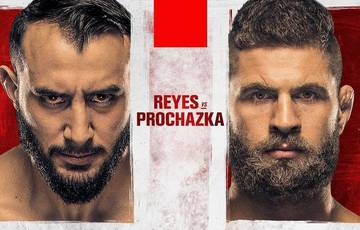 UFC on ESPN 23: Рейес – Прохазка. Прямая трансляция, где смотреть онлайн