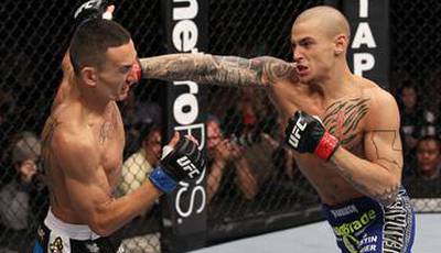 Dustin Poirier vs Max Holloway: video of the first battle