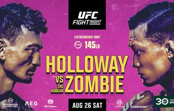 UFC Fight Night 225. Holloway vs. Koreanischer Zombie: Turnier-Kampfkarte