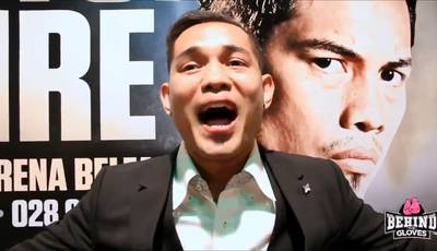 Donaire showed his musical talent (video)