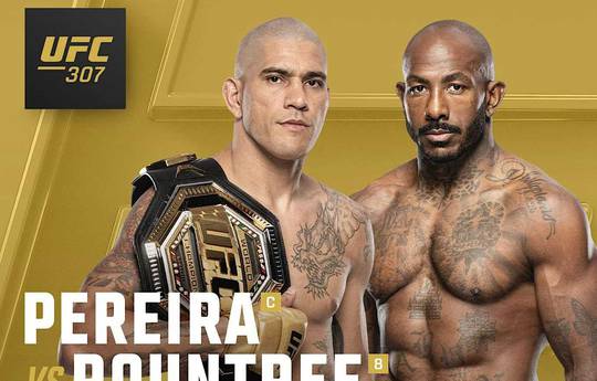 UFC 307 - Betting Odds, Prediction: Pereira vs Rountree