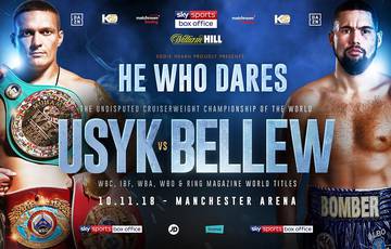 Usyk vs Bellew officially on November 10 in Manchester