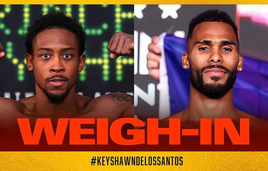 How to watch the Keyshawn Davis vs Edwin de los Santos weigh in: Date, time, live stream