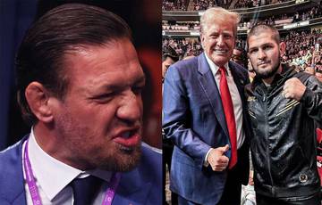 McGregor criticized Trump over Khabib