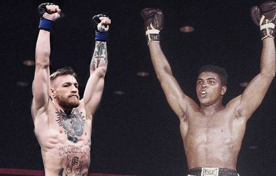 White compared McGregor to the legendary Ali