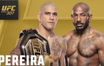 It's official: Pereira and Rountree fight to headline UFC 307 event