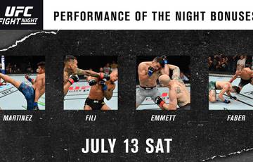 UFC Fight Night 155: бонусы турнира