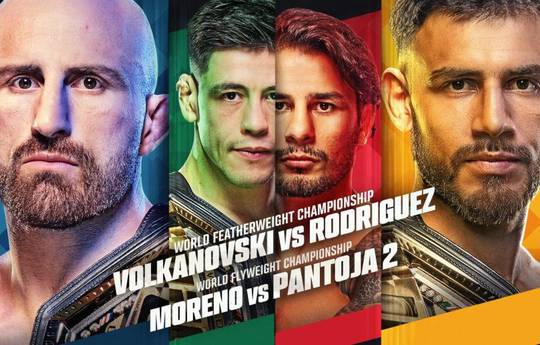 UFC 290. Volkanovski vs. Rodríguez: la tarjeta de combate completa del torneo.