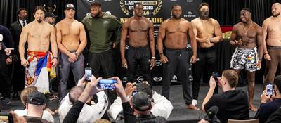 Glory 105: результати зважування