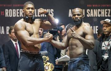 Joshua and Takam make weight