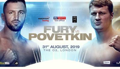 Povetkin vs Fury is officially for August 31 in London