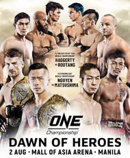 ONE Championship: DAWN OF HEROES: where to watch live