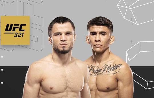 UFC 321: Nurmagomedov vs Bautista - Date, Start time, Fight Card, Location