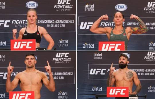 UFC Fight Night 156: weigh-in results