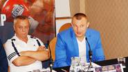 Андрей Руденко и Лукас Браун на пресс-конференции