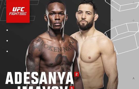 UFC Fight Night 250: Adesanya vs Imavov - Datum, Startzeit, Fight Card, Ort