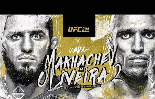 UFC 294. Makhachev vs. Oliveira: main card of the tournament