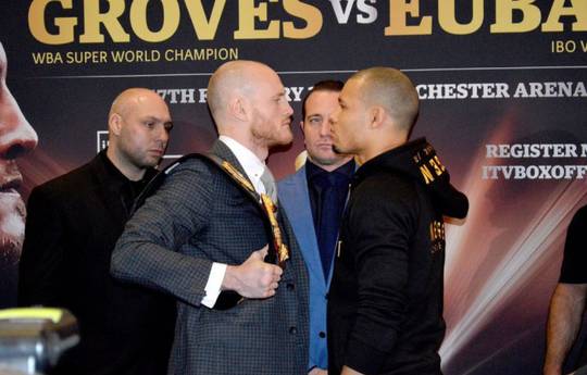 Eubank and Groves at the final presser (photo)