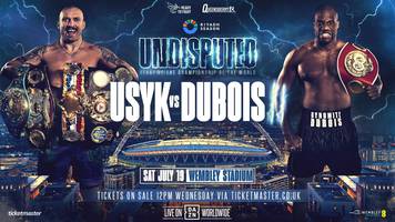 Le revanche entre Usyk et Dubois se déroulera le 19 juillet à Londres