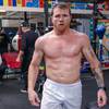 Saul Alvarez held an open training session 45