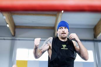 Usyk hielt eine offene Trainingseinheit ab