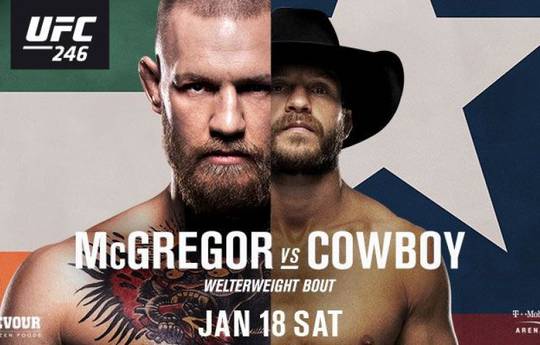 UFC 246: McGregor vs Cerrone. Where to watch live