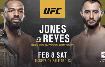 UFC 246: официально подтверждены Джонс vs Рейес и еще два поединка