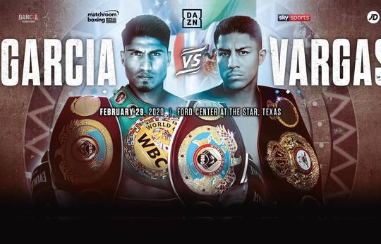 Garcia vs Vargas. Where to watch live