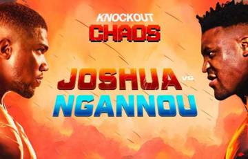 Joshua klopt Ngannou en andere boksuitslagen