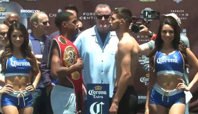 Spence and Ocampo make weight
