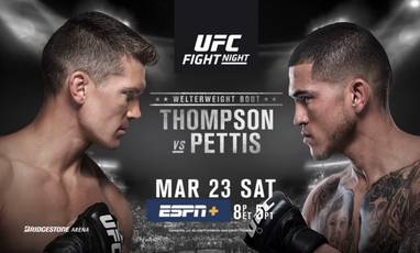 UFC Fight Night 148: Thompson vs Pettis. Where to watch live