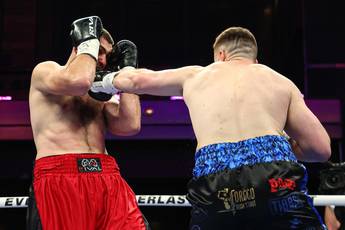 Johnny Fisher Beats a Ukrainian Dmytro Bezus In First Round On Benn-Dobson Undercard