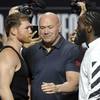 Alvarez and Crawford held a final stare-down