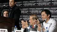 Мэнни Паккьяо и Хуан Мануэль Маркес на пресс-конференции