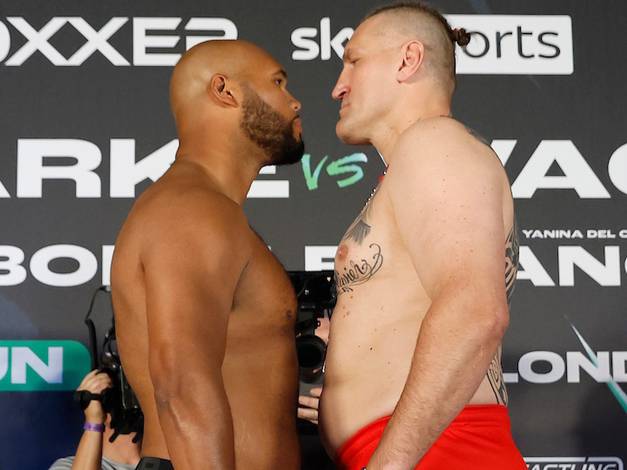 Clark and Wah make it through the weigh-in: a quarter ton in the ring