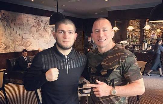 Khabib explains why he won't fight St. Pierre at welterweight