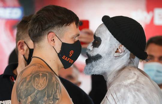 Usyk and Chisora ​​make weight