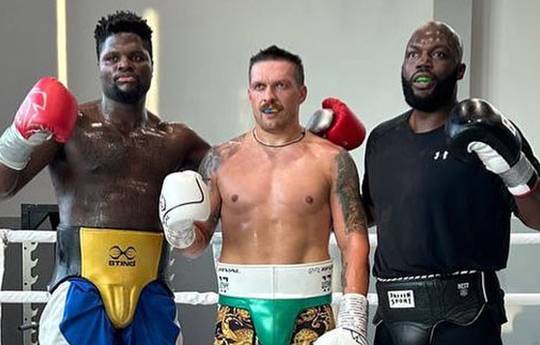 Usyk completes sparring ahead of Dubois fight