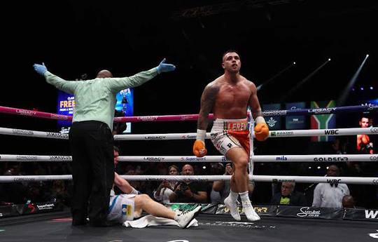 Lerena quickly dealt with Radchenko, defended the WBC title
