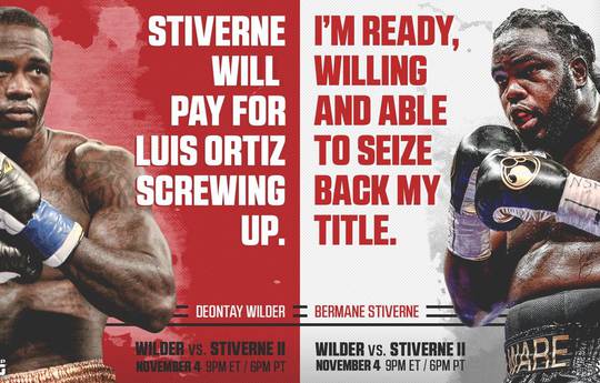 Wilder vs Stivern. Where to watch live