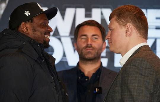 Joshua sees risk for Whyte in his fight against Povetkin