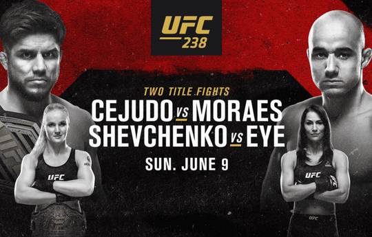 UFC 238 Сехудо vs Мораес: где смотреть, ссылки на трансляцию (обновляется)