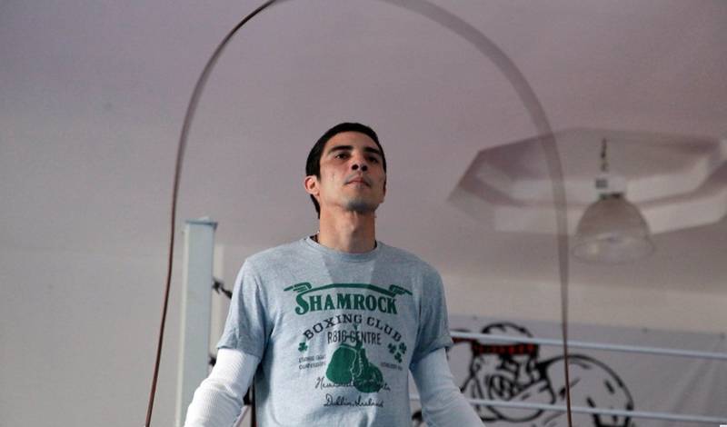 Антонио ДеМарко во время открытой тренировки