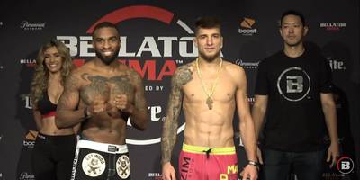 Амосов успешно дебютировал в Bellator (видео)