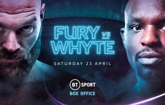 Fury - White. What time is the fight
