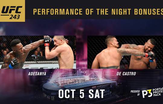 UFC 243: бонусы турнира