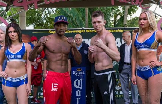 Lara vs Foreman Weigh-In (photos)