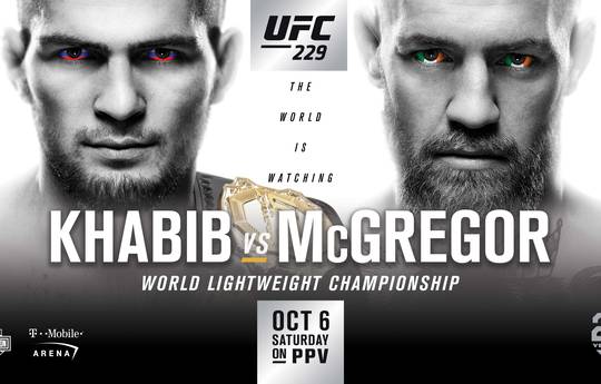 UFC 229: predictions and betting odds